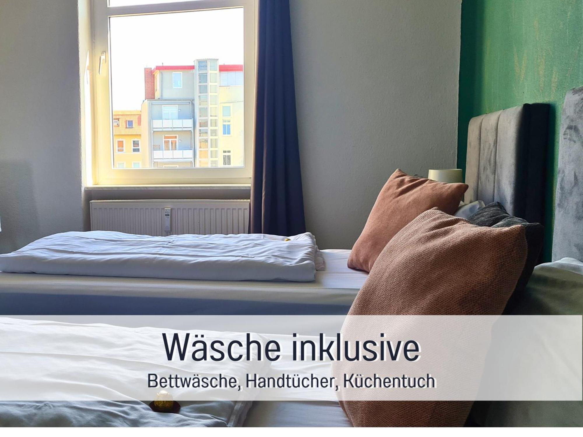 Lichtdurchflutete Moderne Stadtwohnung, Kueche, Waschtrockner, Smarttv Brandenburg  Bagian luar foto